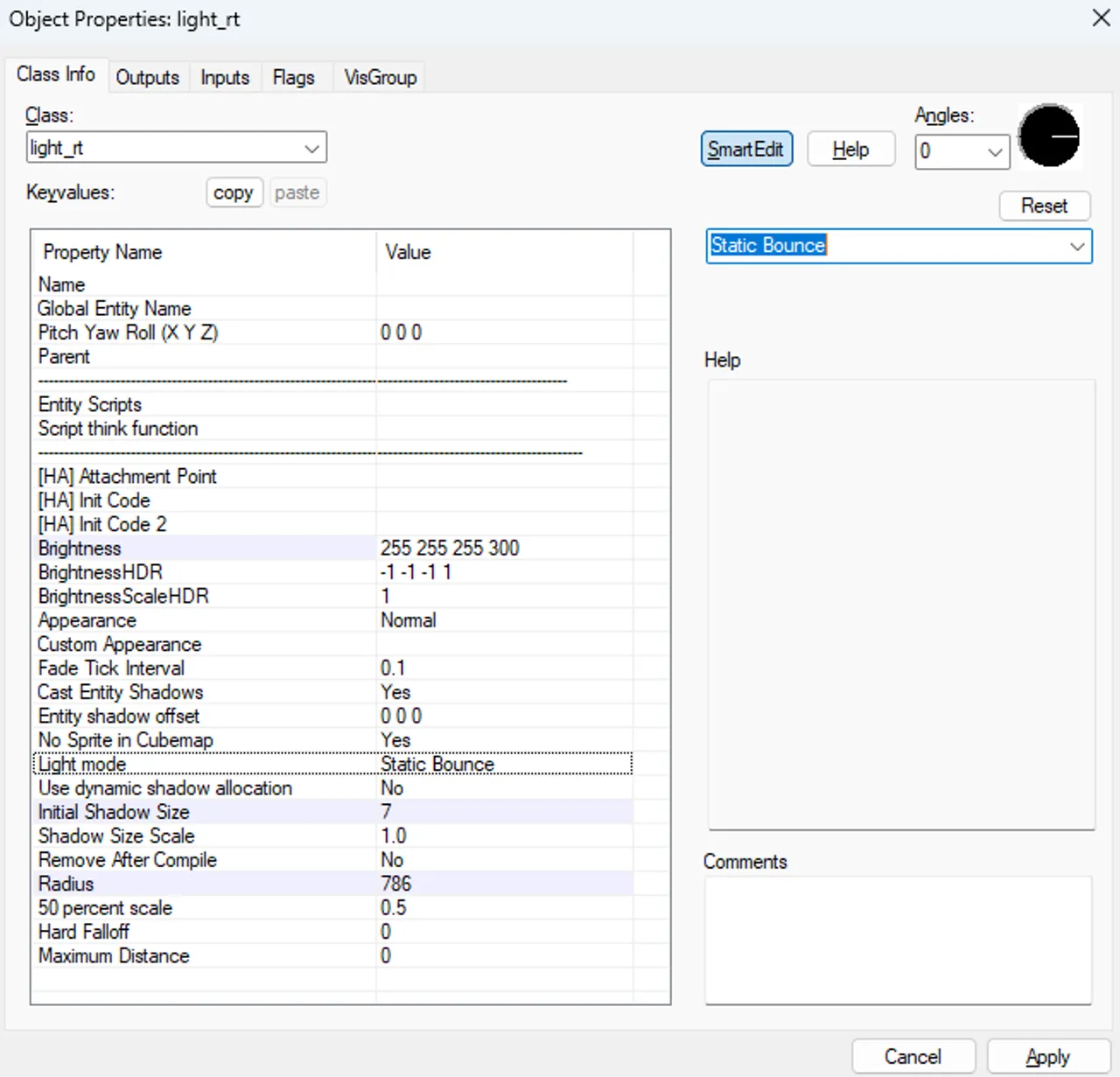 Spawnflags Spawnflags